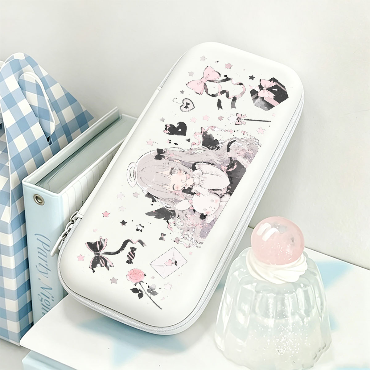 Gaming Accessories Bag - Sac de rangement rigide couleur macaron