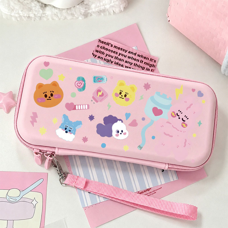 Gaming Accessories Bag - Sac de rangement rigide couleur macaron