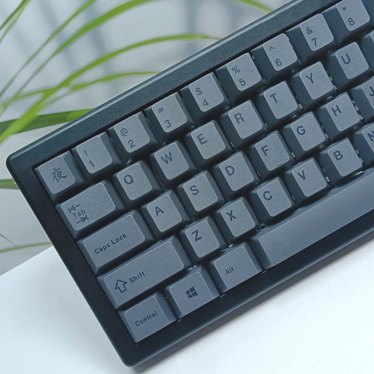 Gaming Accessories Uk - 130 touches minimaliste noir gris Keycap