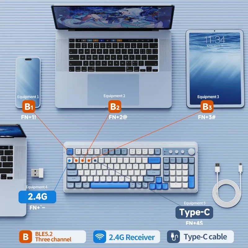 Clavier à membrane LINGBAO LB- - Gaming Accessories Uk avis et prix