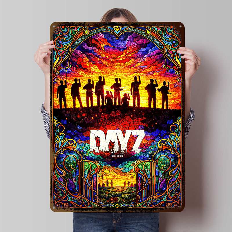 Affiche en tôle DayZ motif vit - Vintage Gaming Accessories avis et prix