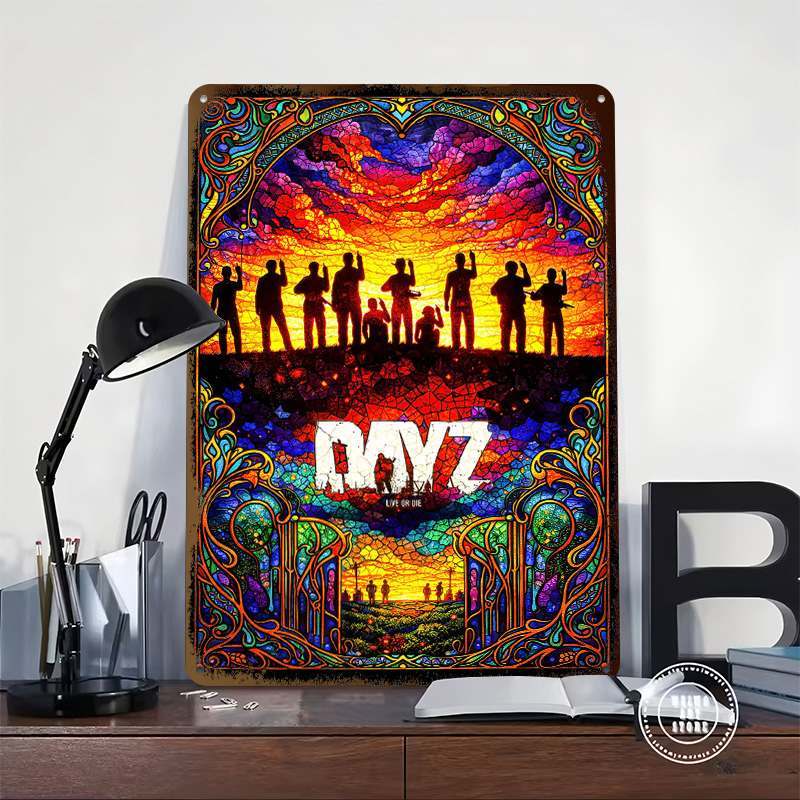 Affiche en tôle DayZ motif vit - Vintage Gaming Accessories avis et prix