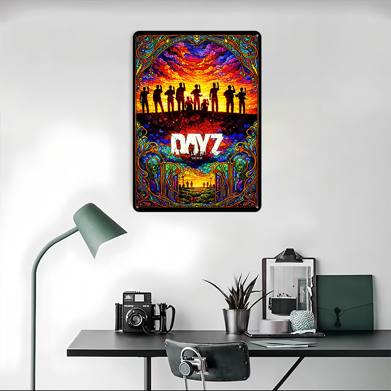 Affiche en tôle DayZ motif vit - Vintage Gaming Accessories avis et prix