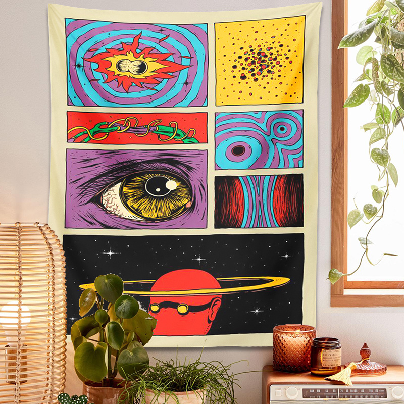 VIKAMA Tapisserie murale d'art - Vintage Gaming Accessories avis et prix