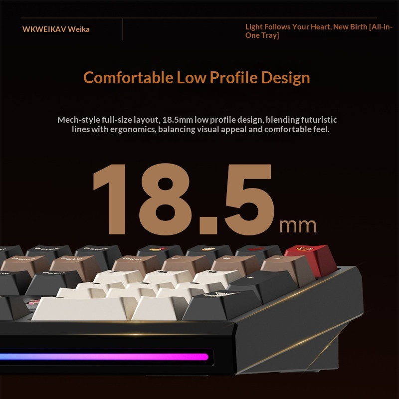 Clavier mécanique sans fil Wei - Gaming Accessories Uk avis et prix