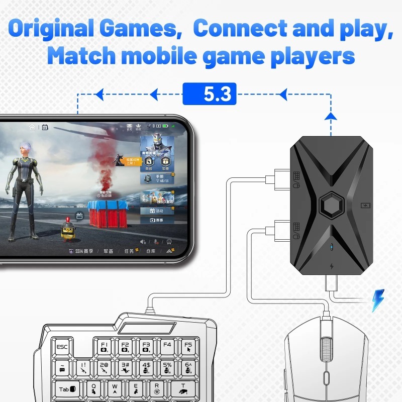Adaptateur de jeu mobile M1 Pr - Gaming Accessories Manufacturers avis et prix
