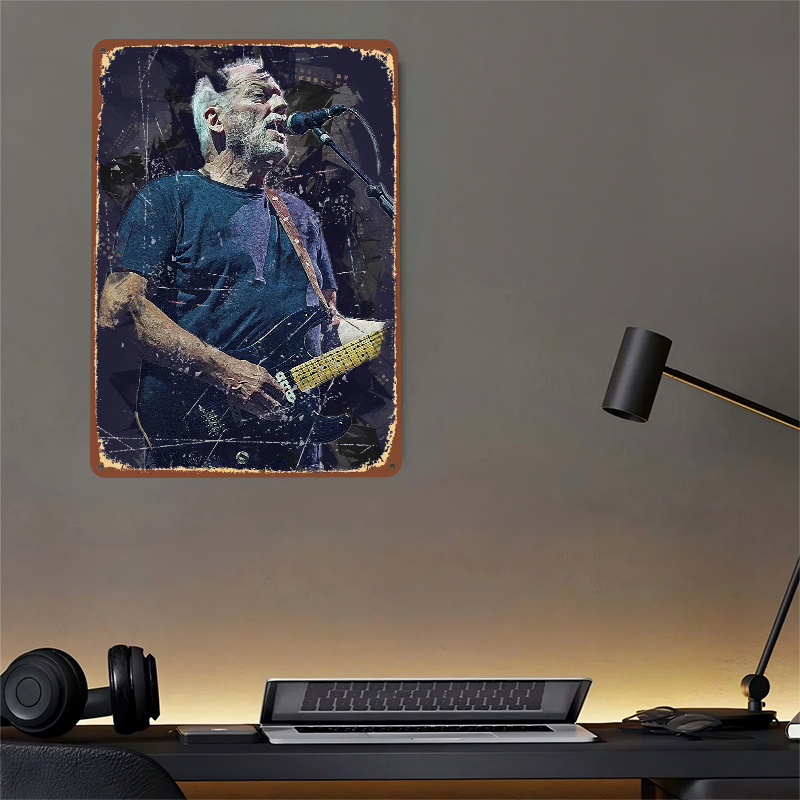 Affiche métallique David Gilmo - Vintage Gaming Accessories avis et prix