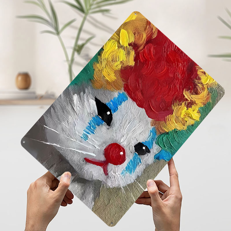 Peinture de chat Clown triste, - Vintage Gaming Accessories avis et prix