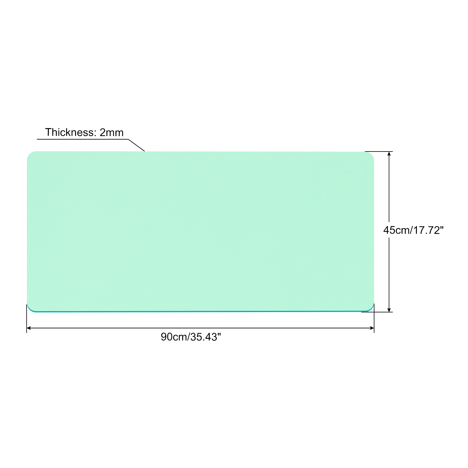 Tapis de protection en cuir PU - Gaming Accessories For Setup avis et prix
