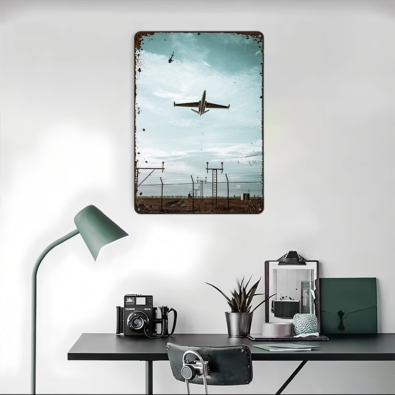 Affiche en fer blanc 'Take Off - Vintage Gaming Accessories avis et prix