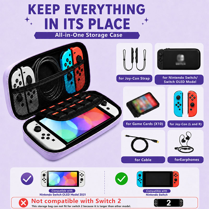 Sac de rangement rigide couleu - Gaming Accessories Bag avis et prix