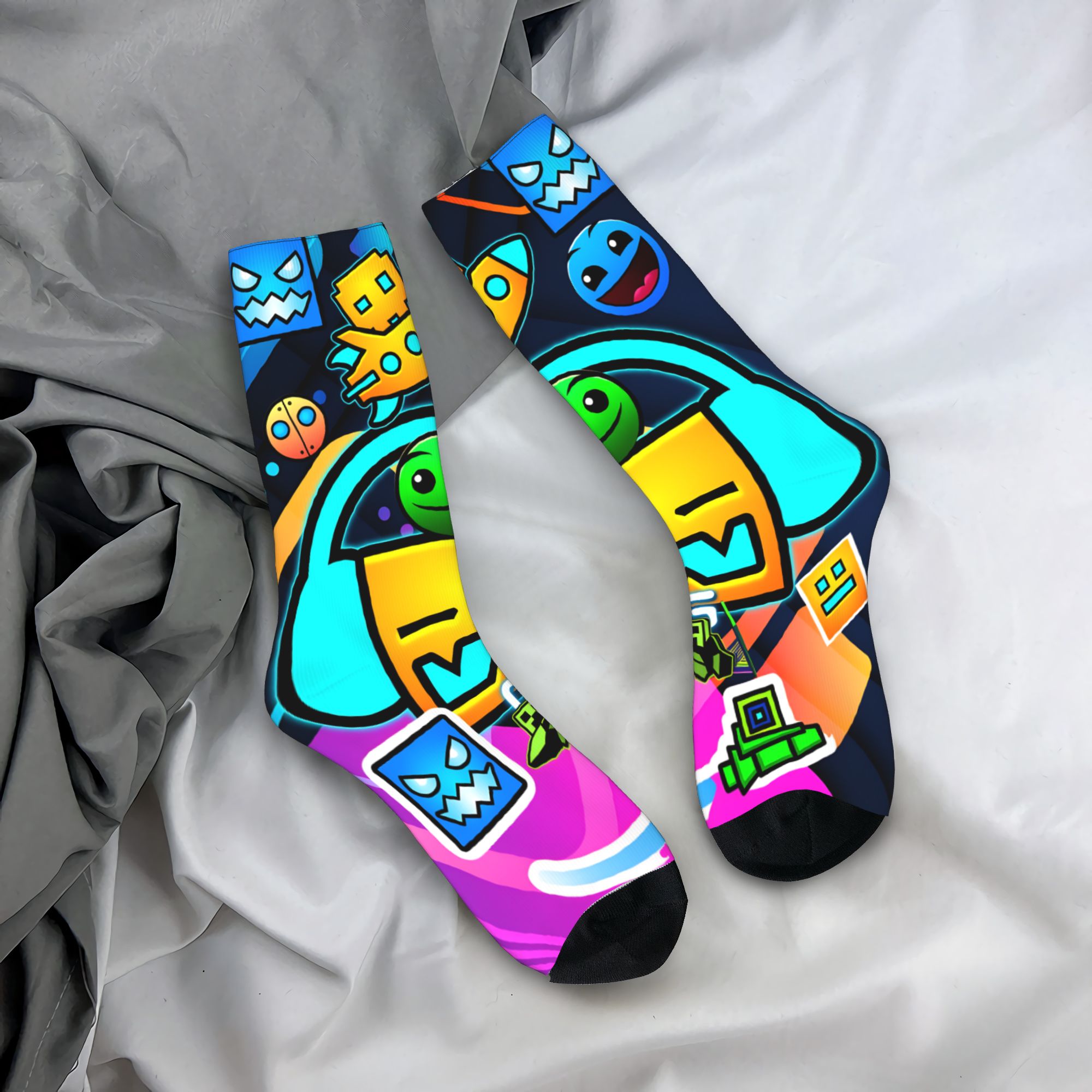 Chaussettes de jeu à géométrie - Vintage Gaming Accessories avis et prix