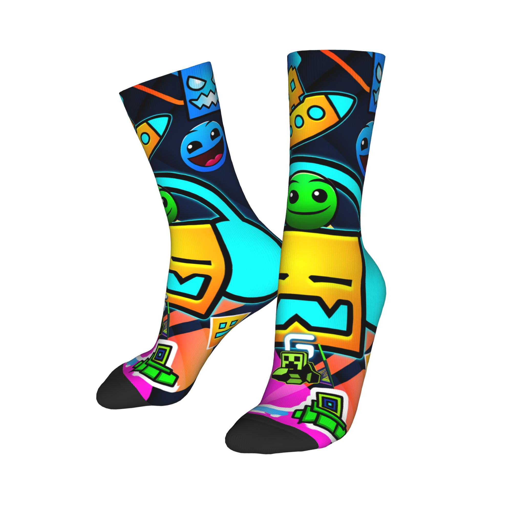 Chaussettes de jeu à géométrie - Vintage Gaming Accessories avis et prix